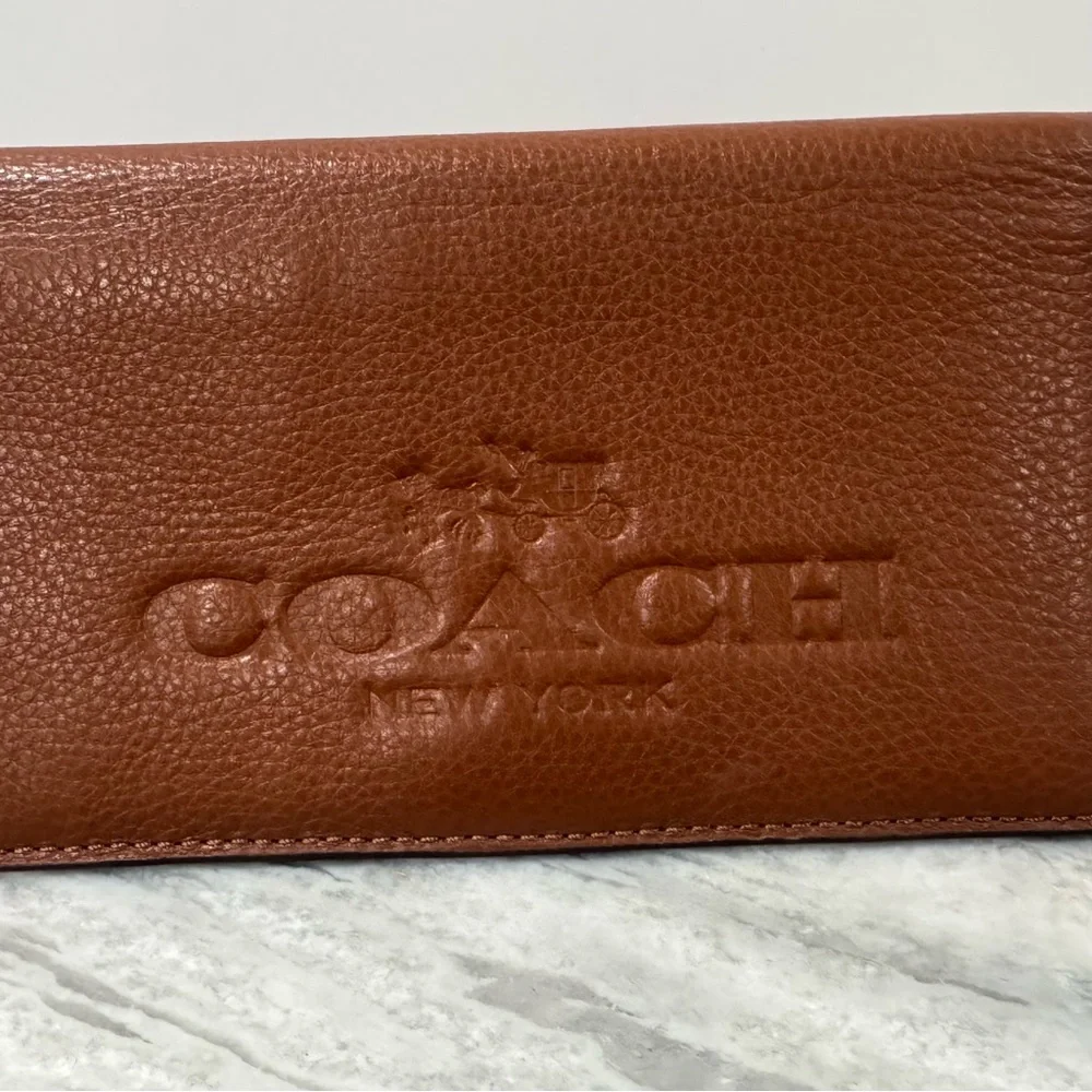 Coach Leather Checkbook Cover - Picture 2 of 5